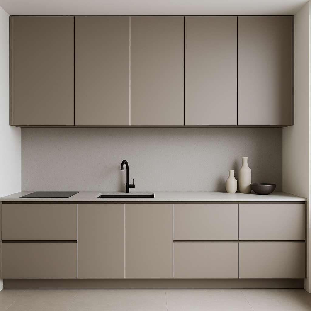 Gulf Cabinets Installs Hidden Handle Cabinetry That Works